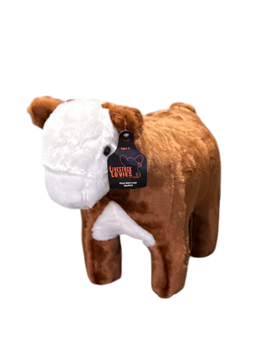 LARGE PLUSH HEREFORD